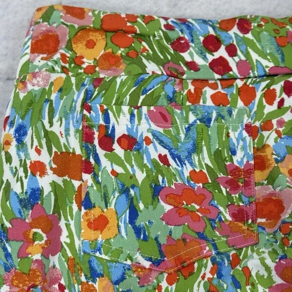 J.MCLAUGHLIN Womens Masie Ankle Pants Size 12 Caprice Floral Pull On Stretch - Picture 16 of 16
